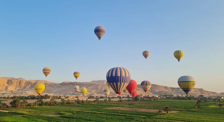Passeios de balão de ar quente sobre Luxor Egito — #3