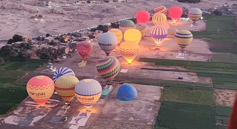 Passeios de balão de ar quente sobre Luxor Egito — #8