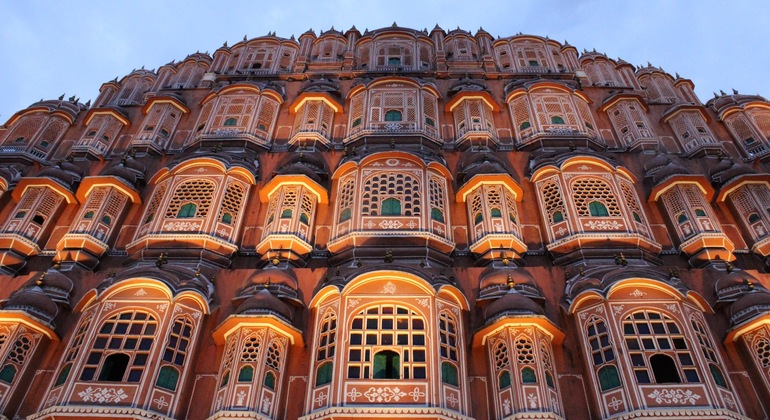 Recorrido a pie por las calles de la Ciudad Rosa de Jaipur