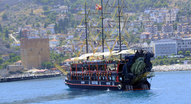 Excursion en bateau tout compris avec déjeuner et boissons non alcoolisées à Alanya, Turkey