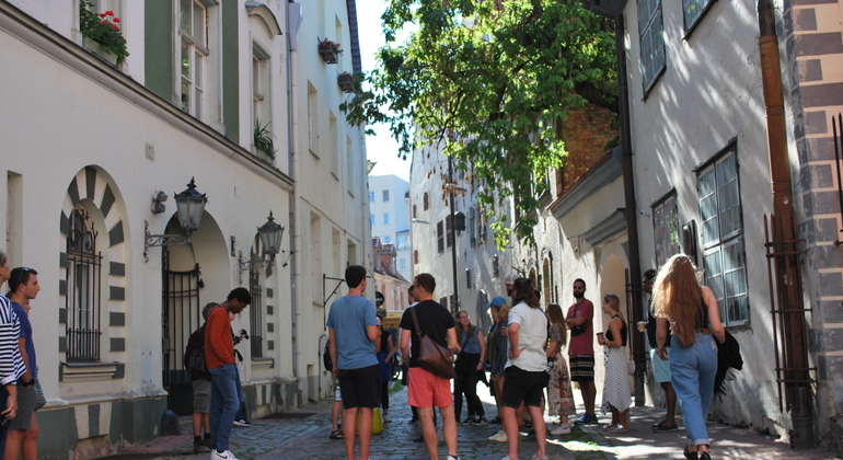 Rigaer Markt und Moskauer Bezirk Kostenlose Tour Bereitgestellt von Riga Free Tour