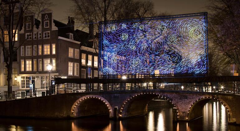 Visite du festival des lumières d'Amsterdam