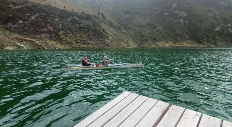 Abenteuer in der wunderschönen Lagune von Quilotoa, Ecuador