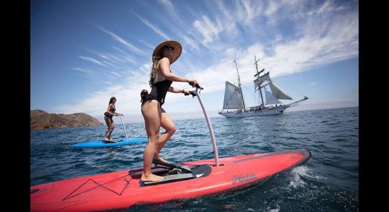 Paseo romántico sobre tablas de pedal, Brazil