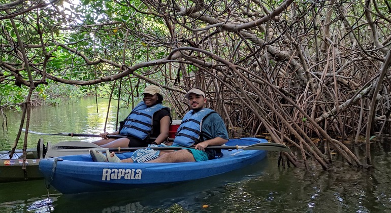 Kayak alla laguna Nichupte