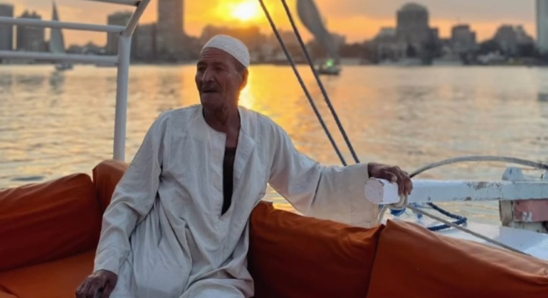 River Nile Private Sunset Felucca Sailing Trip Egypt — #1