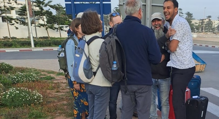 Visita di mezzogiorno della città vecchia di Marrakech Marocco — #2