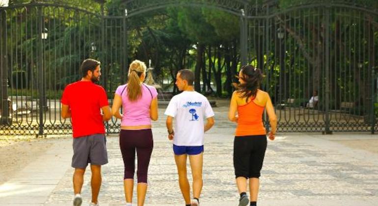 Course à pied dans le parc du Retiro