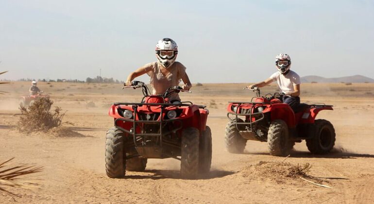 ATV Quad Bike in der Wüste von Merzouga, Morocco