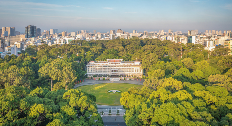 Historische Tour im Unabhängigkeitspalast Ho Chi Minh