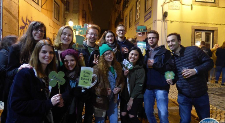 Pub Crawl de São Patrício em Lisboa