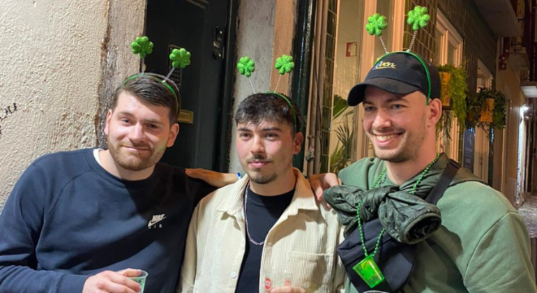 La passeggiata nei pub di Lisbona di San Patrizio Portogallo &mdash; #3