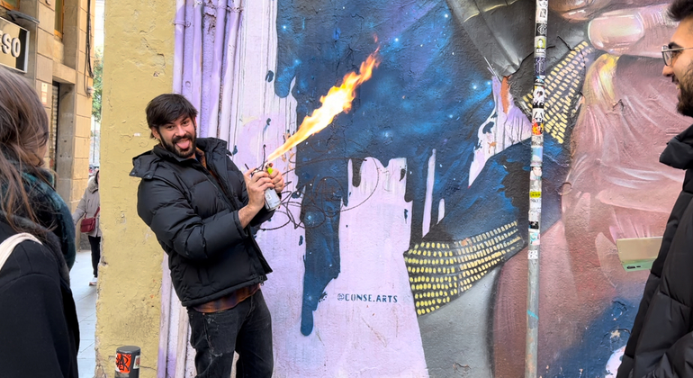 Tour de arte de rua em Barcelona Organizado por Artista Tours