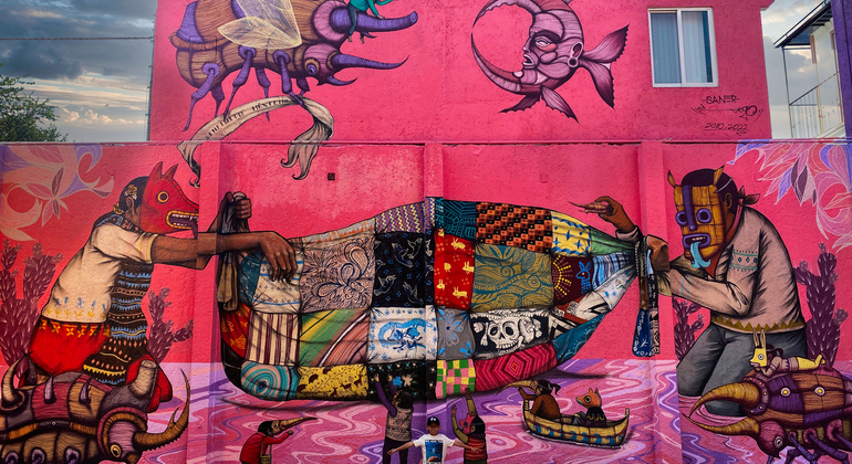 Coyoacán: Frida Kahlo, mercati e arte urbana Fornito da Axolotours