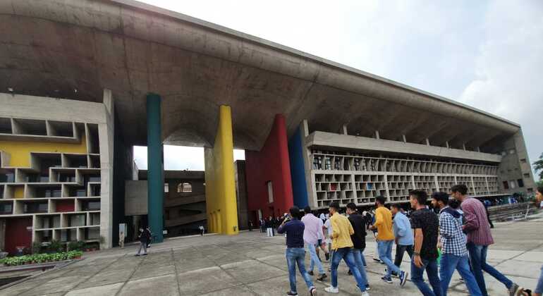 Visita à arquitetura em Chandigarh, India