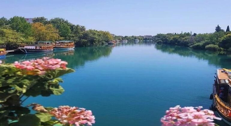 Manavgat Boat Tour from Side Visit Public Bazaar & Waterfall Provided by Vakare Travel