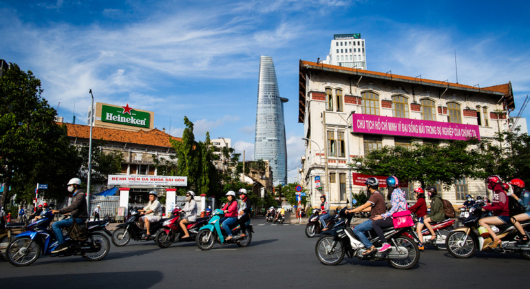 Passeio a pé pela cidade de Ho Chi Minh - Uma história de transformação e resiliência Organizado por Detour Asia