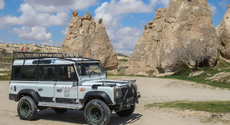 Explore Cappadocia on Jeep Provided by GRAND TOUR LINE