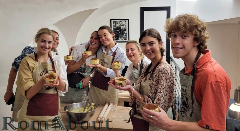 Traditional Pasta Cooking Class in Rome with Tiramisu & Wine