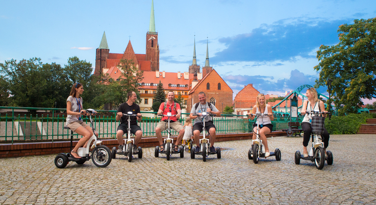 Le grand tour de Wroclaw en scooter électrique, Poland