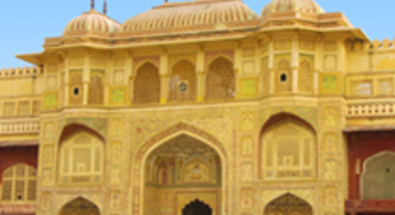 Viagem de um dia de comboio a Jaipur a partir de Deli Organizado por Delhi Agra Tours