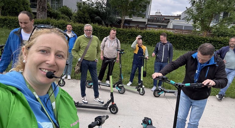 Ljubljana Tour on Bike or E-Scooter Provided by Blue Guides