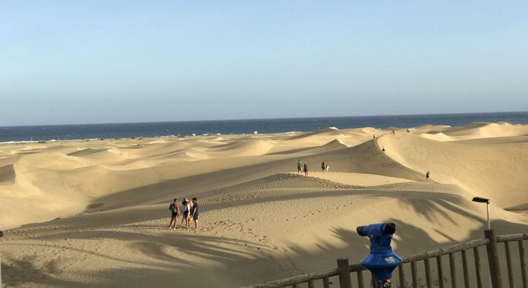 Exploring Maspalomas by Electric  Bikes Guided City Tour Provided by Bici Bike Vintage