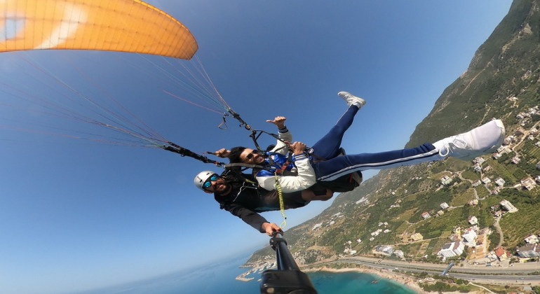Tandem Paragliding Over Cleopatra Beach Turkey — #2