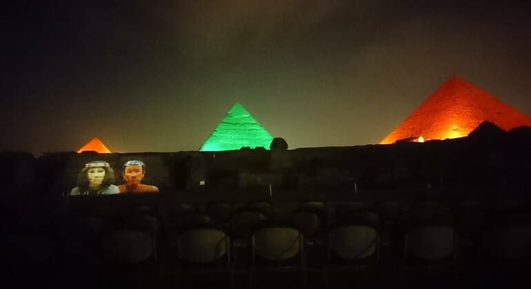 Nächtliche Tour zur Ton- und Lichtshow bei den Pyramiden von Gizeh Ägypten — #2