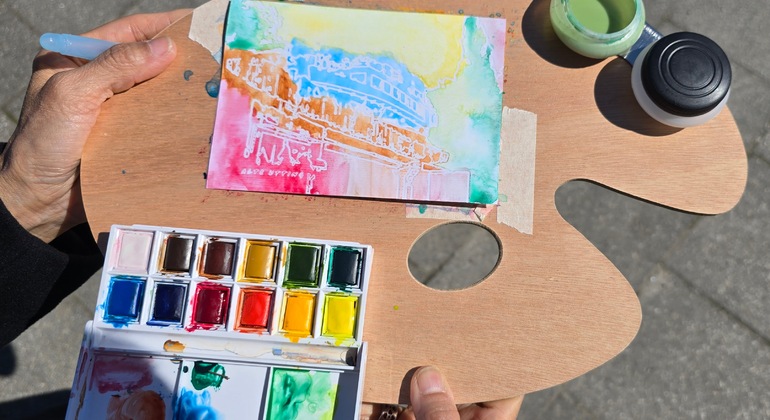 Expérience de peinture à l'aquarelle dans la ville artistique de Munich - Visite guidée gratuite Allemagne &mdash; #13