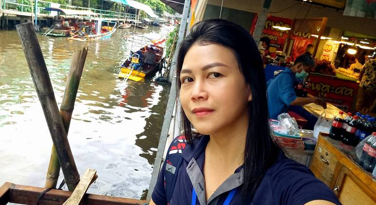 Mercado Flutuante de Banguecoque Comida local autêntica e passeio de barco Tailândia — #3