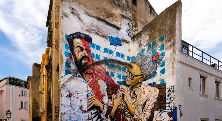Tour dell'arte di strada a Lisbona  Portogallo &mdash; #5