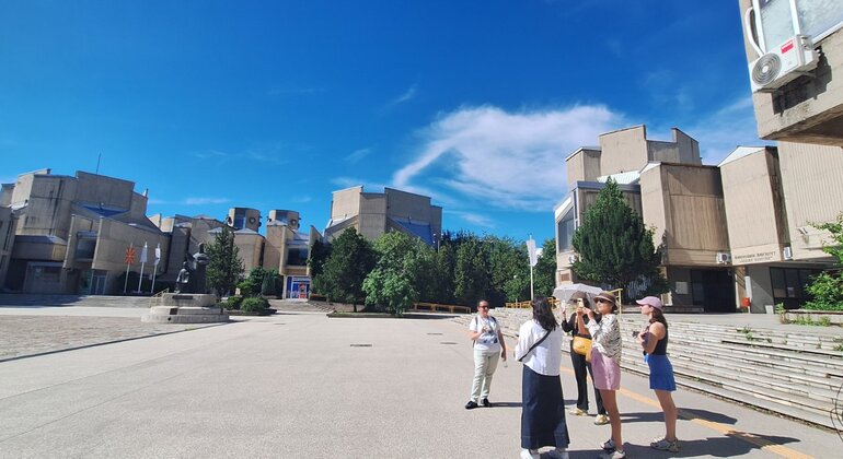 Tour dell'architettura brutalista a Skopje Fornito da Aleksandra