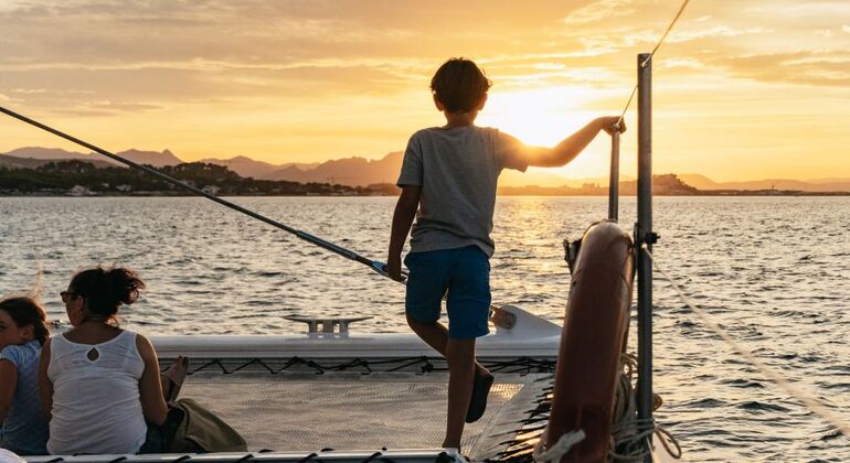 Sunset in Catamarán From Denia Spain &mdash; #3