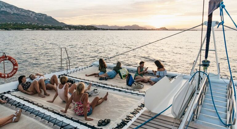 Sunset in Catamarán From Denia Spain &mdash; #4