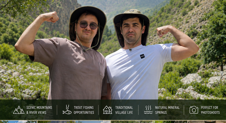 Explorar el Valle de Romit desde Dushanbe: Excursión en todoterreno por la naturaleza
