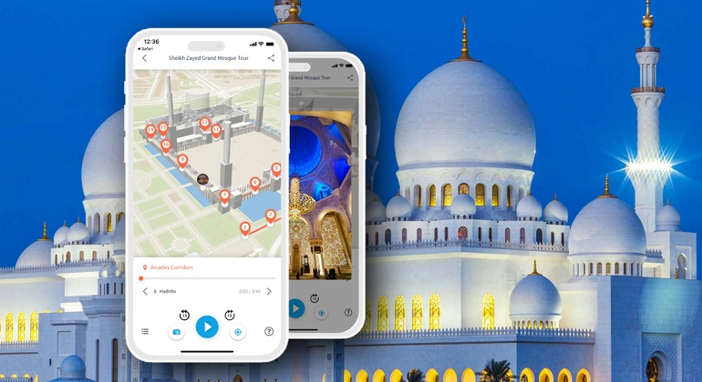 Audio Guide App: Abu Dhabi, & Sheikh Zayed Grand Mosque Provided by TouringBee