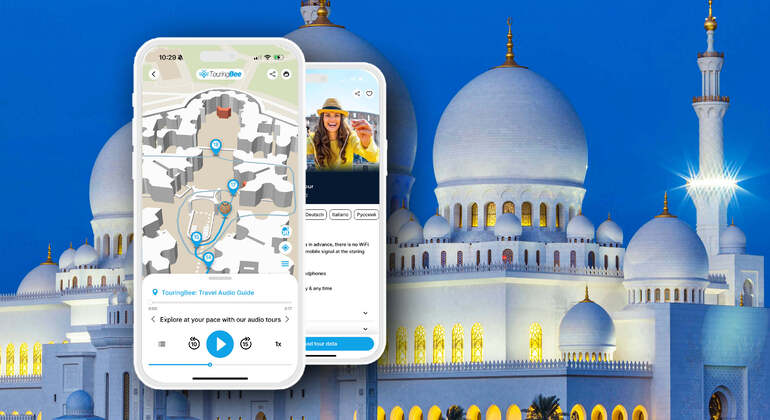 Audio Guide App: Abu Dhabi, & Sheikh Zayed Grand Mosque Provided by TouringBee