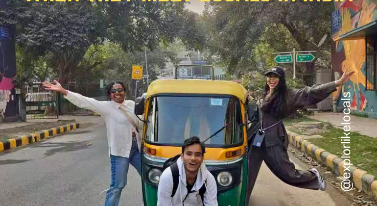 Tour gratuito dell'arte di strada e passeggiata nel patrimonio di Nuova Delhi India &mdash; #6