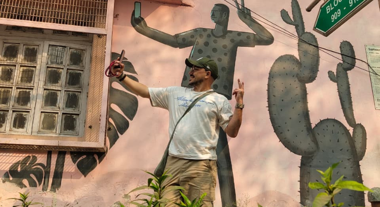 Tour gratuito dell'arte di strada e passeggiata nel patrimonio di Nuova Delhi India &mdash; #9
