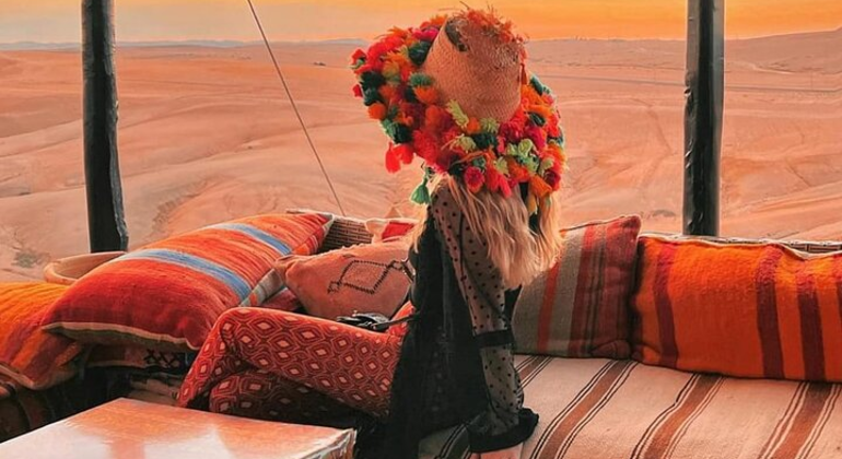 Désert d'Agafay : Coucher de soleil, dîner traditionnel, spectacle de feu  Maroc &mdash; #5