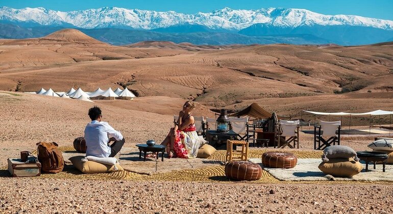 Désert d'Agafay : Coucher de soleil, dîner traditionnel, spectacle de feu  Maroc &mdash; #6
