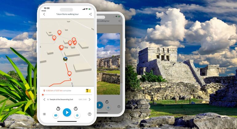Audio Guide App : Ruines de Tulum Fournie par TouringBee