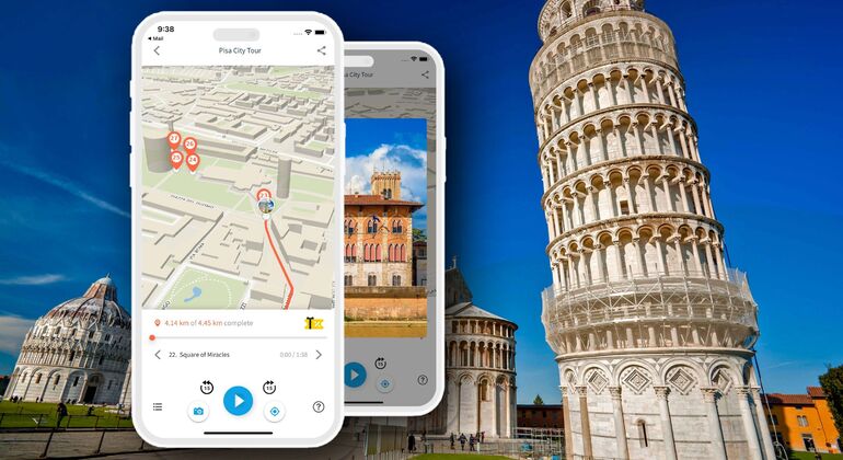 Audio Guide App: Pisa City Walk Provided by TouringBee