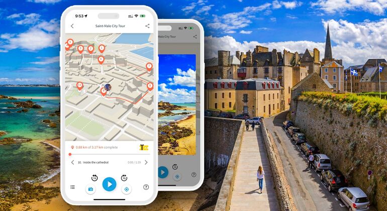 App Audioguida: Passeggiata per la città di Saint-Malo, France