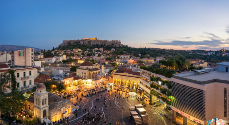 Athens Pub Crawl Rooftop Acropolis Views & Nightclub Fun
