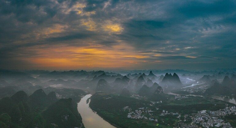 Visite culturelle nocturne de Guilin, China