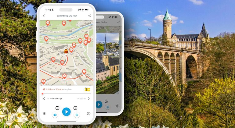 Guide audio App : Luxembourg City Walk Fournie par TouringBee