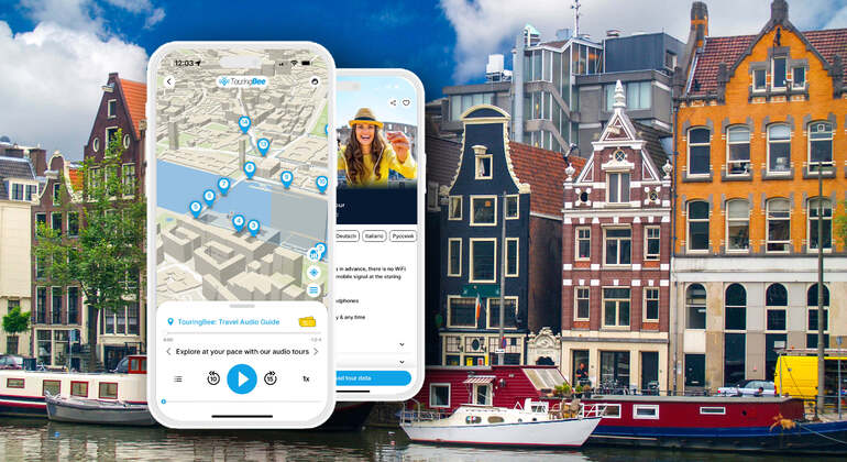Audio Guide App: Amsterdam City Walk Provided by TouringBee