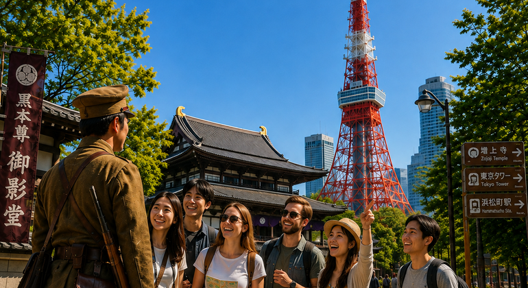 Tour gratuito de la Torre de Tokio: El origen de la ciudad Operado por Tokyo Tower Free Tour: The Origin of the City